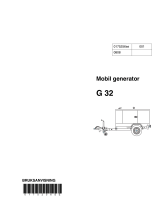 Wacker Neuson G32 Användarmanual