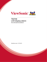 ViewSonic TD2740 Användarguide