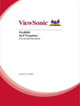 ViewSonic Pro8600 Användarguide