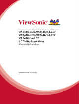 ViewSonic VA2445m-LED-S Användarmanual