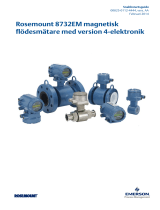 Rosemount 8732EM magnetisk flödesmätare med version 4-elektronik Användarguide