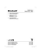 Einhell Expert Plus TE-CD 18 Li Användarmanual