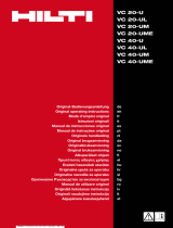 Hilti VC 20/40-U/-UL/-UM/-UME Bruksanvisningar