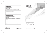 LG GT400.AGRCPW Användarmanual