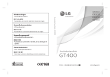 LG GT400 Användarmanual