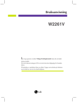 LG W2261V-PF Användarmanual