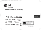 LG HB354BS Användarmanual