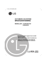 LG LX-M140D Användarmanual