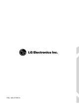 LG WD-14390TDK Användarmanual