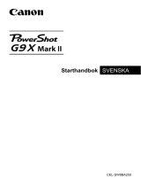 Canon PowerShot G9 X Mark II Användarmanual