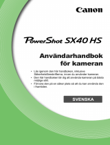Canon PowerShot SX40 HS Användarmanual