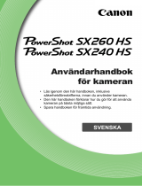 Canon PowerShot SX240 HS Användarmanual