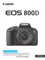 Canon EOS 800D Användarmanual