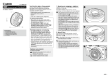 Canon EF-M 22mm f/2 STM Användarmanual