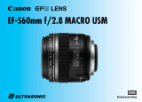 Canon EF-S 60mm f/2.8 Macro USM Användarmanual