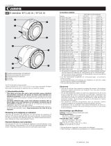 Canon Extender EF 2x III Användarmanual