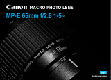 Canon MP-E 65mm f/2.8 1-5x Macro Photo Användarmanual
