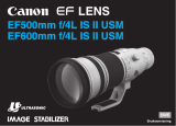 Canon EF 500mm f/4L IS II USM Användarmanual