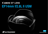 Canon EF 14mm f/2.8L II USM Användarmanual