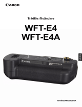 Canon Wireless File Transmitter WFT-E4 Användarmanual