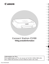 Canon Connect Station CS100 Användarmanual