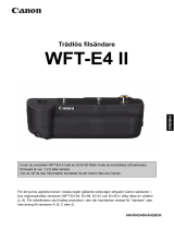 Canon Wireless File Transmitter WFT-E4II B Användarmanual