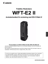 Canon Wireless File Transmitter WFT-E2II B Användarmanual
