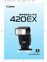 Canon Speedlite 420EX Användarmanual