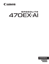Canon Speedlite 470EX-AI Användarmanual
