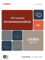 Canon LEGRIA mini X Användarmanual