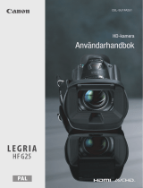 Canon LEGRIA HF G25 Användarmanual