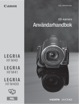 Canon LEGRIA HF M406 Användarmanual