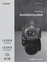 Canon LEGRIA HF M406 Användarmanual