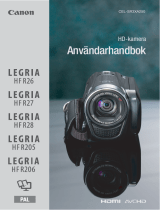 Canon LEGRIA HF R206 Användarmanual