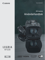 Canon LEGRIA HF G30 Användarmanual