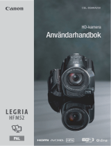 Canon LEGRIA HF M52 Användarmanual
