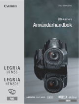 Canon LEGRIA HF M506 Användarmanual