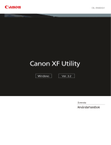 Canon XF105 Användarmanual