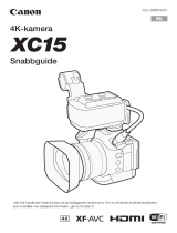 Canon XC15 Användarmanual