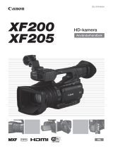 Canon XF205 Användarmanual