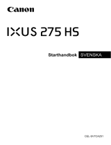 Canon IXUS 275 HS Användarmanual