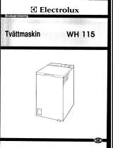 Electrolux WH115 Användarmanual