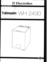 Electrolux WH2430 Användarmanual