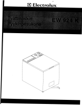 Electrolux EW924K Användarmanual