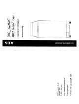 AEG LAV4842 Användarmanual