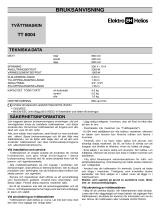 ELEKTRO HELIOS TT8004 Användarmanual