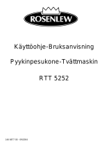 ROSENLEW RTT5252 Användarmanual