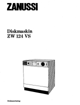 Zanussi ZW124VS Användarmanual