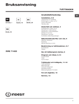 Indesit XWE 71483X W EU Användarguide