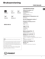 Indesit IDCE G45 B H (EU) Användarguide